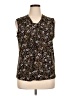 Nine West Brown Sleeveless Blouse Size XL - photo 1