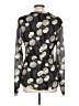 Elana Kattan 100% Polyester Black Long Sleeve Blouse Size L - photo 2