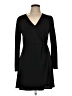 Nine West Solid Black Casual Dress Size L (petite) - photo 1