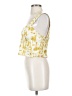 Rose + Olive 100% Polyester Yellow Sleeveless Blouse Size XS - photo 5