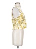 Rose + Olive 100% Polyester Yellow Sleeveless Blouse Size XS - photo 4