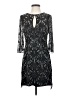 Aidan Mattox 100% Polyester Silver Cocktail Dress Size 4 - photo 1