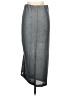 Maven West 100% Cupro Metallic Silver Formal Skirt Size L - photo 2