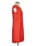 Robert Louis Houndstooth Red Casual Dress Size S - photo 4