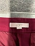Ann Taylor LOFT Color Block Burgundy Active Pants Size 0 - photo 7