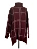 Jodifl Plaid Burgundy Pullover Sweater Size S - photo 1
