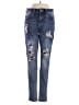 Grace & Lace Hearts Blue Jeans Size 4 - photo 1