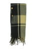 Top It Off 100% Acrylic Plaid Green Black Scarf One size - photo 2