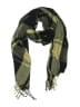 Top It Off 100% Acrylic Plaid Green Black Scarf One size - photo 1