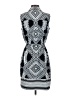 Alfani Graphic Black Cocktail Dress Size 4 - photo 2