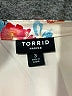 Torrid 100% Polyester Ivory Short Sleeve Blouse Size Med (00) - photo 7