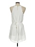 Lost April 100% Polyester Solid White Casual Dress Size M - photo 2