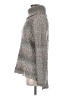 Elle Metallic Silver Turtleneck Sweater Size M - photo 5