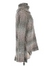 Elle Metallic Silver Turtleneck Sweater Size M - photo 4