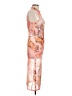 Shein Print Orange Cocktail Dress Size L - photo 4