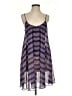 Express Graphic Purple Casual Dress Size S - photo 1