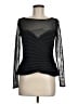 JS Collections Black Long Sleeve Top Size 8 - photo 1
