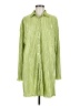 Shein Green 3/4 Sleeve Blouse Size 6 - photo 1