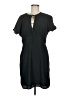 Universal Thread 100% Polyester Solid Black Casual Dress Size M - photo 1