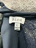 Bird 100% Polyester Black Blue Sleeveless Blouse Size L - photo 7