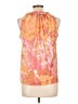 Talbots 100% Polyester Orange Sleeveless Blouse Size 12 (petite) - photo 2