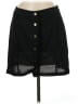 Shein Solid Black Casual Skirt Size 6 - photo 1