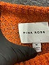 Pink Rose Orange Turtleneck Sweater Size M - photo 7