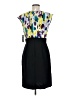 AB Studio 100% Polyester Graphic Black Cocktail Dress Size 8 - photo 2