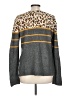 BeachLunchLounge Animal Print Gray Pullover Sweater Size L - photo 2