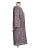 dalia 100% Polyester Print Gray Casual Dress Size 6 - photo 4