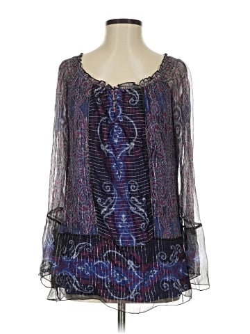 Hale Bob 3/4 Sleeve Silk Top (view 1)