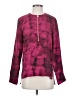 Halston 100% Polyester Burgundy Long Sleeve Blouse Size XS - photo 1