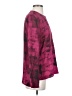 Halston 100% Polyester Burgundy Long Sleeve Blouse Size XS - photo 4