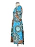 YATHON Paisley Blue Casual Dress Size S - photo 5