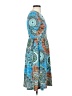 YATHON Paisley Blue Casual Dress Size S - photo 4