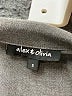 Alex & Olivia Chevron-herringbone Gray Blazer Size S - photo 6