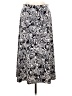 Christopher & Banks Paisley Black Casual Skirt Size L - photo 2