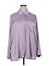 Lane Bryant 100% Polyester Purple Long Sleeve Blouse Size 22 - 24 Plus - photo 1