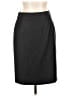 T.M. Lewin Solid Gray Black Wool Skirt Size 10 - photo 1