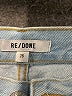 RE/DONE Blue Denim Shorts Size 26 waist - photo 3