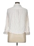 Torrid 100% Rayon Ivory 3/4 Sleeve Button-Down Shirt Size 1X Plus (1) - photo 2