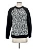Proenza Schouler 100% Nylon Chevron-herringbone Black Pullover Sweater Size XS - photo 1