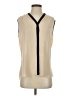 Max Studio 100% Polyester Ivory Sleeveless Blouse Size S - photo 1