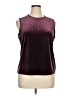 Gap Burgundy Sleeveless Blouse Size XL - photo 1