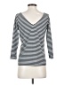 Unbranded Stripes Black Silver 3/4 Sleeve T-Shirt Size XS - photo 2