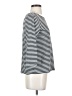 Unbranded Stripes Black Silver 3/4 Sleeve T-Shirt Size XS - photo 4