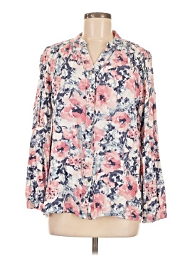 Lot De 3 Chemises Femme Allison Daley - Imprimé Floral Multicolore - Taille 14 - Bon État