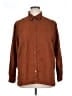 Chico's Solid Brown Long Sleeve Button-Down Shirt Size XL (3) - photo 1