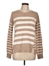 Mystree Stripes Tan Pullover Sweater Size L - photo 1