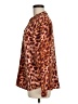 Maison d' Amelie 100% Polyester Animal Print Brown Long Sleeve Blouse Size M - photo 5